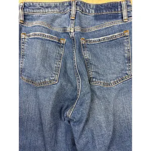 Abercrombie & Fitch Curve Love High Rise Mom Jeans Blue Distressed Women 6R 28‎ thumbnail 6