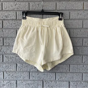 Lululemon Inner Glow Short 3" *Terry Sundance Light Yellow Size 4 thumbnail 4