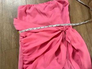 SUPERDOWN Andria Strapless Mini Dress in Pink thumbnail 8