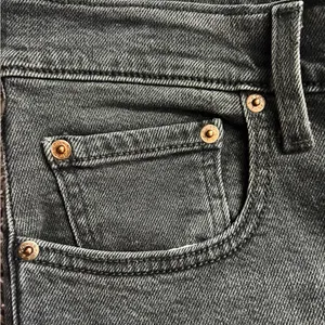 Levi’s NWT Ribcage Straight Ankle Jeans Black High Rise Denim Size 32 thumbnail 8