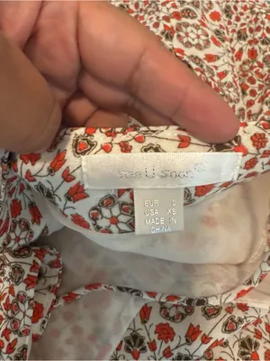 Anthropologie see U soon Floral Dress size XS thumbnail 6