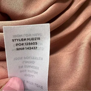 Lulu’s Mesmerized by Love Rusty Rose Mesh Lace-Up Maxi Dress NWT XS thumbnail 16