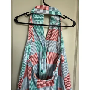 Tuckernuck Seersucker Halter Pocket Midi Dress Women's Sz Medium thumbnail 11