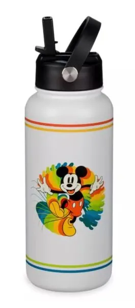 Disney parks Mickey Mouse Rainbow Water stainless steel Bottle 32oz new sipper thumbnail 1