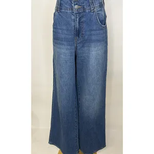 Habitual Wide Leg Jeans Medium Wash High Rise Denim Pants Women 4/27 thumbnail 3