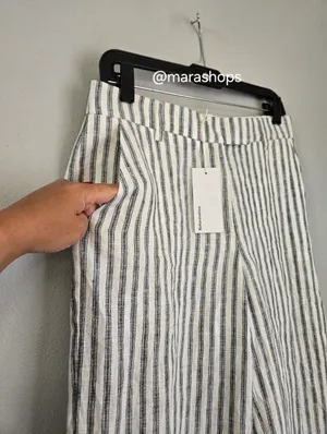 Reformation Carter Linen Mid Rise Pant thumbnail 4