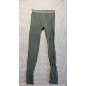 SKIMS Cotton Rib Leggings Sage Green Ribbed Thermal Base Layer Size M 4495 thumbnail 2