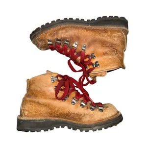 Danner Mountain Light Tan Leather Hiking Boots Made in USA Vibram Sole Size 6.5‎ thumbnail 7