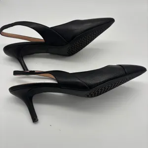 Cole Haan Black Leather Slingback Kitten Heel Pumps Womens 10.5 B thumbnail 9
