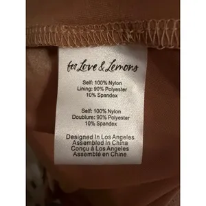 For Love & Lemons Dress Womens Large Nude Green Floral Embroidered‎ Mini $298 thumbnail 5