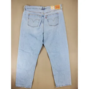 Levis 501 Original Jeans Women 16W Light Wash Blue Straight Leg Button Fly NEW thumbnail 3