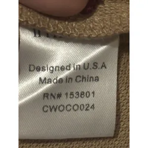 Camel Colored Women's Peacoat Medium‎ Coat Jacket Tan thumbnail 4