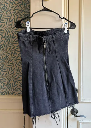 black denim dress thumbnail 2