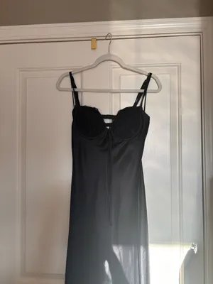 Princess Polly Black Maci Dress with Lace Detail thumbnail 5