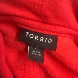 Torrid Pink Colorblock Valentine Cozy Fleece Relaxed Hoodie Sweatshirt - size 2 thumbnail 8