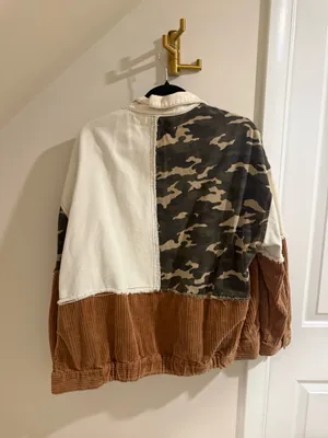 12th Tribe Jacket Corduroy, Camo & White thumbnail 2