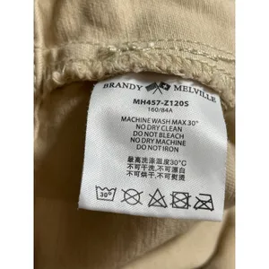 Brandy Melville Women's Khaki High Waisted Mini Straight Cargo Skort Skirt 2-4 thumbnail 6