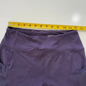 Gymshark Dry Full Length Leggings Purple Athletic Pants Cutout Mesh Size M thumbnail 5