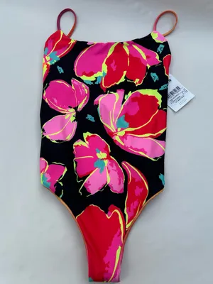 NWT Maaji Reversible Floral & Ombre One Piece Swimsuit Size Small thumbnail 6