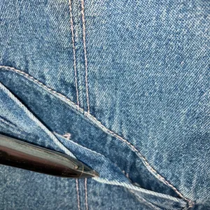 Vtg‎ Simon Chang Denim Jacket Women 16 Button Front Y2K Classic Minimalist thumbnail 10