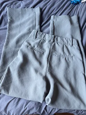 Aritzia Wilfred Grey Crepette Effortless Pant thumbnail 4