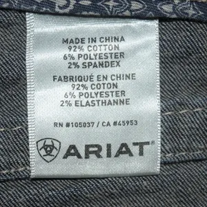 Ariat REAL Bootcut Jeans Womens 30R Dark Wash Studded Embroidered Excellent thumbnail 9
