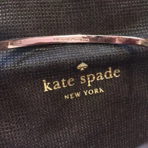 Kate Spade Rose Gold Ribbon Bangle thumbnail 3
