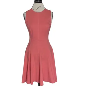 Halston Heritage Womens Dress Fit & Flare Sleeveless Summer Fall Wedding Sz 4 thumbnail 2