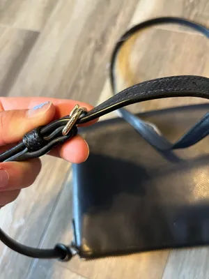 Coach Navy Blue Leather East West Crossbody Bag thumbnail 9