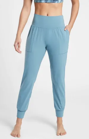 Athleta salutation jogger in Riviera Blue thumbnail 1