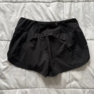 Athleta Shorts Womens Large‎ Black Running Zipper Pocket Activewear Gym Outdoor thumbnail 7