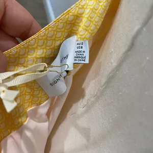 Significant Other Yellow Halter Midi Dress Draped Open Back NWT‎ Size 8 thumbnail 11