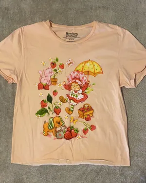 Strawberry Shortcake T Shirt Pink thumbnail 1