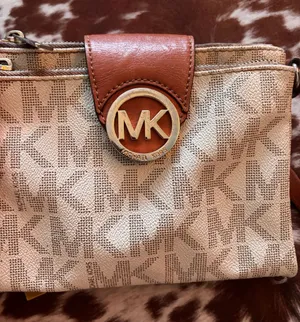 Michael Kors Brown/Beige Crossbody Bag with Signature MK Print‎ thumbnail 1