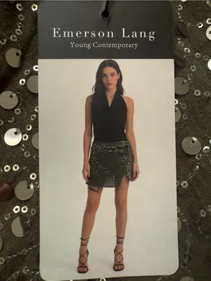 Green Sequin Skort thumbnail 2