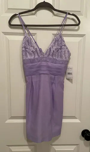 We Go Together Lilac Mini Dress thumbnail 3