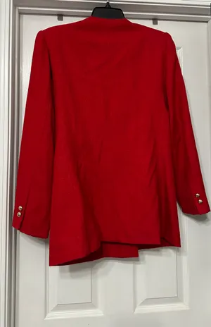 ASL Double Breasted Vintage Blazer is a Size 12. thumbnail 2