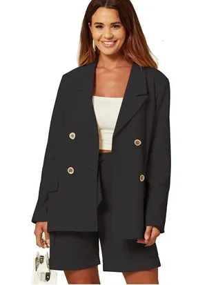 New Casual Blazers Oversized Open Front Blazer 2x thumbnail 1