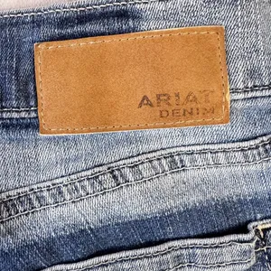 Ariat Boyfriend Ankle Jeans Distressed Vintage Wash Denim High Rise Western 28R thumbnail 8