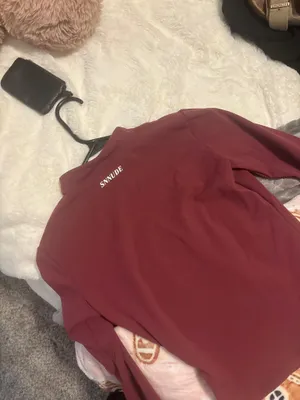 Burgundy Athletic Zip thumbnail 3
