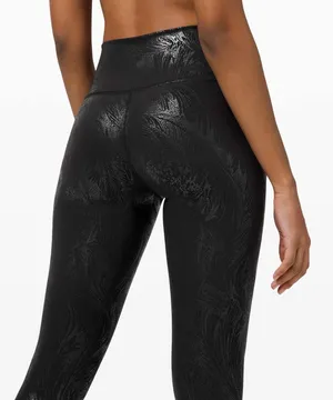 Lululemon Wunder Under High-Rise Tight 28" *Shine Acclimatize Black Black Foil 4 thumbnail 11