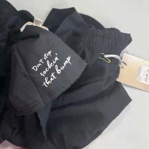 A:Glow Maternity Black Full‎ Coverage Belly Band Shorts XXL-MAT WM81X005RS1 thumbnail 9