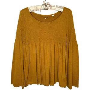 Anthropologie M Knitted and Knotted Esme Wool Blend Bell Sleeve Sweater Babydoll thumbnail 5