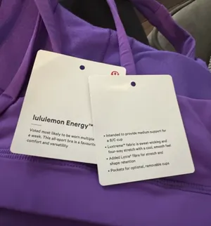 Lululemon Energy Strappy Bra in Atomic Purple thumbnail 10