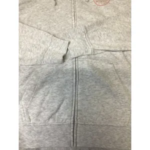 Vans Stackton Circ-K Full Zip Hoodie Grey Heather Salmon Logo VN0A7Z3D15P Mens M thumbnail 3