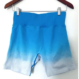 Victoria's Secret Pink Seamless Ombre Bike Shorts High Waist Textured Sz L thumbnail 3