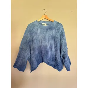 FREE PEOPLE Washed Ashore Sweater in Bellweather Blue Size XS thumbnail 4