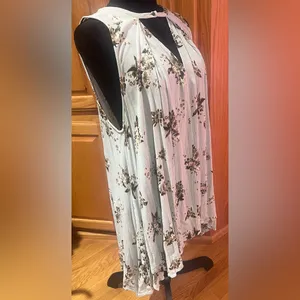 Free People Snap Out of It Tree Swing Tunic Mini Dress Faded Floral‎ Size Medium thumbnail 8