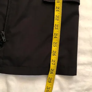 Express Jet Black streetwear zip up oversize long sleeve jacket with belt loops thumbnail 6