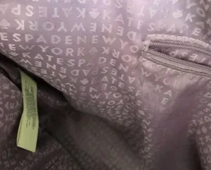 Kate Spade Silver and Gray Shimmery Tote thumbnail 9